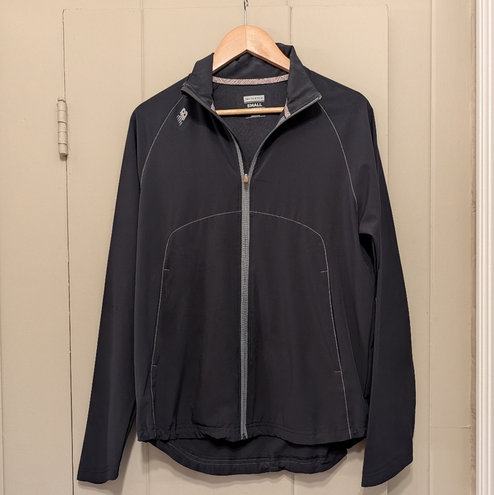 New Balance Men's Black Rain Windbreaker